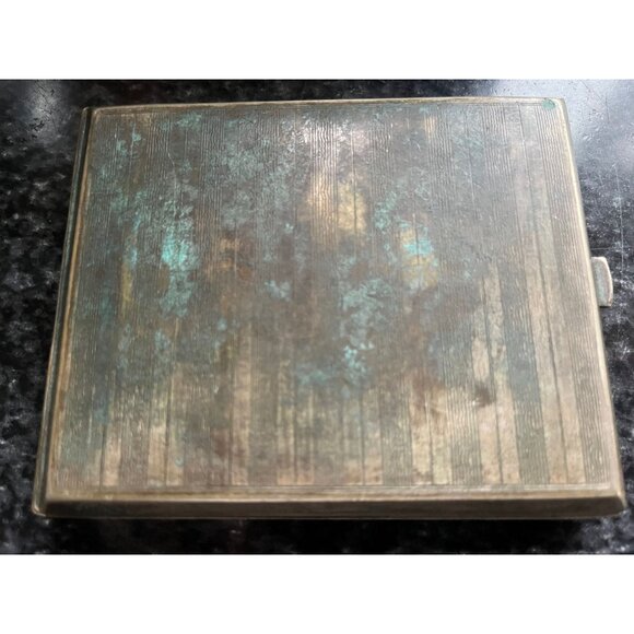 Vtg 1973 Handmade In Tlaquepaque Mexico Metal Cigarette Case One Of A Kind Beaut - Picture 4 of 8